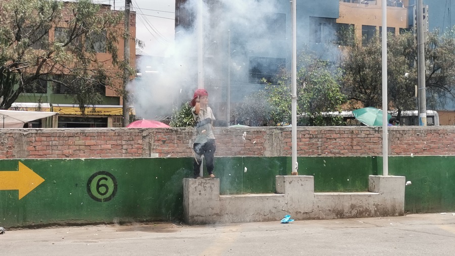 Campaña Pirotecnicos. Foto de Gerardo Ramos