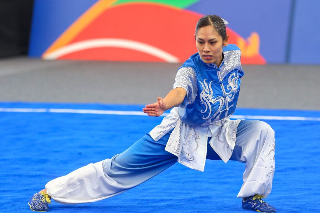 Foto: Agencia Andina - Presentación de Cinthia Huaylla en los Juegos Bolivarianos Ayacucho 2024. 