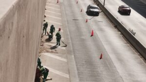 Limpieza Variante de Uchumayo. Foto de Gerardo Ramos