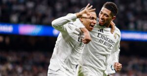 Con un show de goles de Mbappé en el Santiago Bernabéu, Real Madrid goleó y eliminó al Manchester City de la UEFA Champions League.