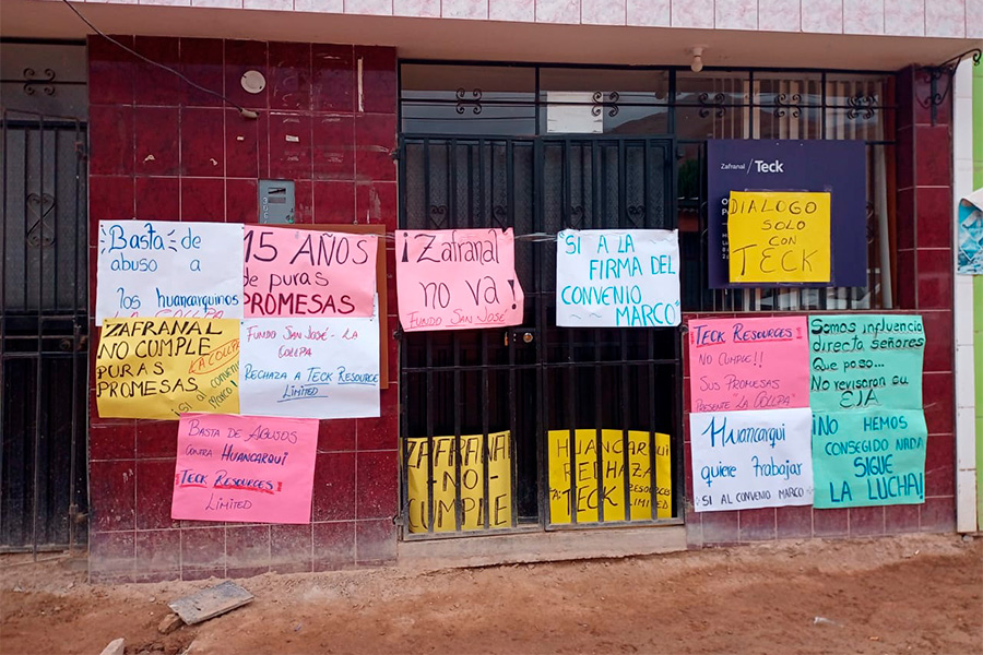 Huancarqui se opone a minera Zafranal