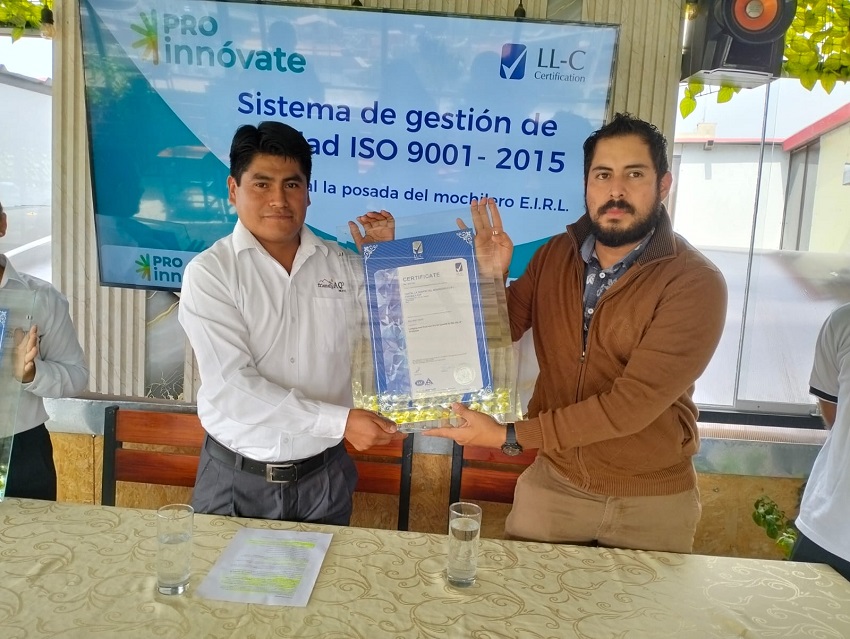 El Hostal La Posada del Mochilero logró la certificación ISO 9001-2015