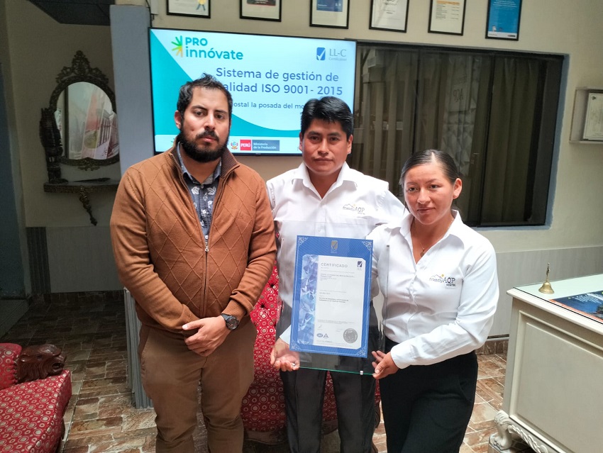 El Hostal La Posada del Mochilero logró la certificación ISO 9001-2015