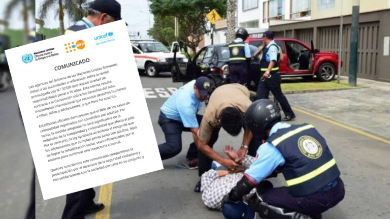 UNICEF y ONU califican de “peligrosa” la ley que criminaliza a adolescentes desde los 16 años