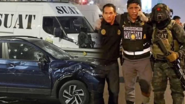 Dos delincuentes son abatidos en balacera de la vía Expresa: tres policías resultaron heridos