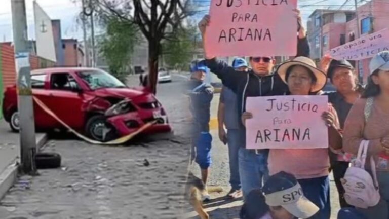 Chofer que atropelló y mató a niña en Paucarpata dio positivo a dosaje etílico
