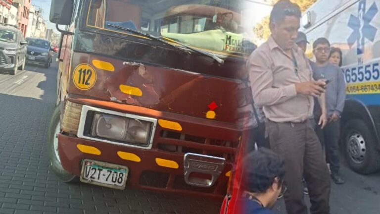 Estudiante de Literatura de la UNSA queda grave tras ser atropellado por bus que intentó darse a la fuga