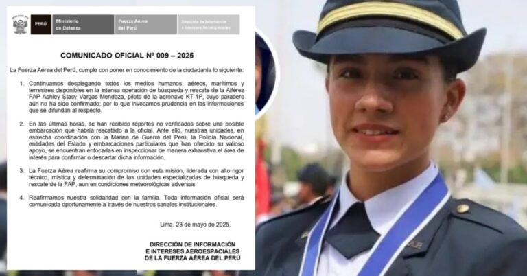 FAP continúa búsqueda de Ashley Vargas tras llamada falsa a familiares