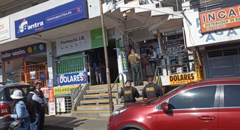 Arequipa: Hampones hurtan S/100 mil y $20 mil de casa de cambio en la Av. Venezuela