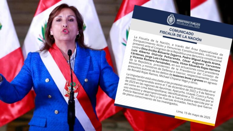 Por tercera vez, la Fiscalía presentó denuncia constitucional contra Boluarte por muertes en protestas
