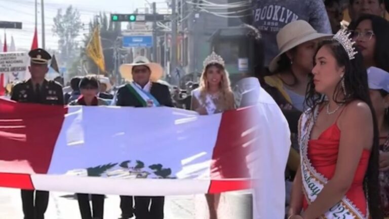 Miss de Socabaya fue discriminada y maltratada durante desfile por Aniversario