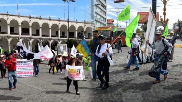 Movilizaciones en Arequipa se desarrollaron de manera pacífica