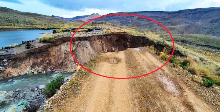 Caylloma: Más de 300 pobladores del anexo de Ran Ran quedan aislados por colapso de represa en Tuti