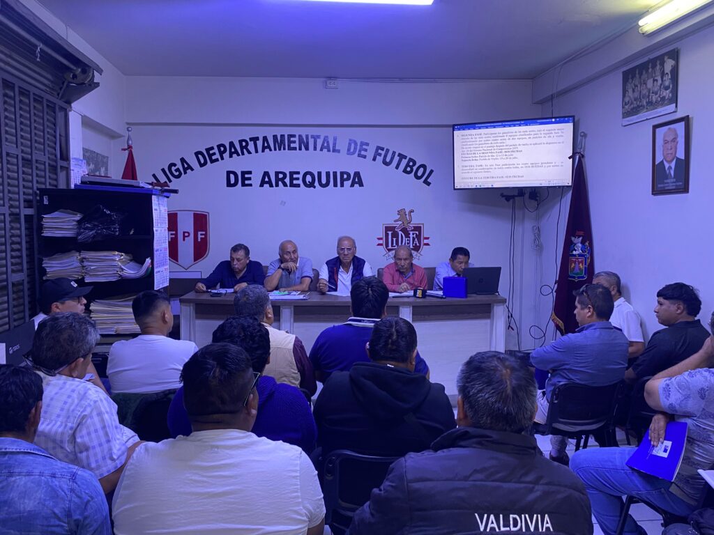 Esta tarde se llevó a cabo el sorteo de la Etapa Departamental de la Copa Perú en Arequipa, conoce aquí todos los detalles.