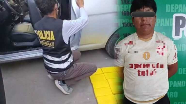 Incautan 66 kilos de droga en la Panamericana Sur
