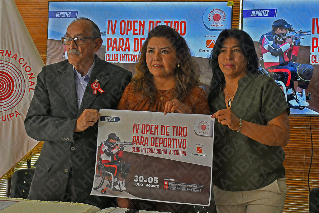 Del 31 de julio al 05 de agosto, Arequipa será sede, en el Club Internacional, el IV Open de Tiro Para Deportivo.