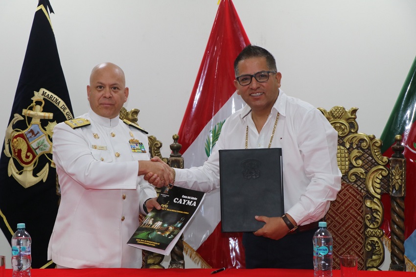 convenio Marina de Guerra y Municipalidad de Cayma