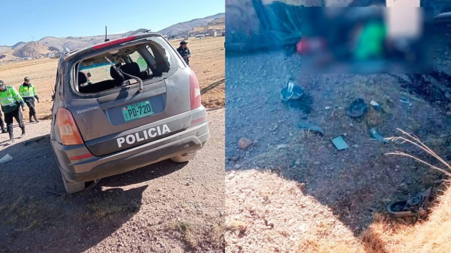 HBA Noticias | Puno: Accidente en Azángaro deja un policía fallecido y ...
