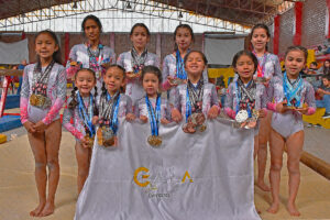 Un grupo de talentosas arequipeñas consiguió juna destacada participación en el último certamen regional de gimnasia artística en Cusco.