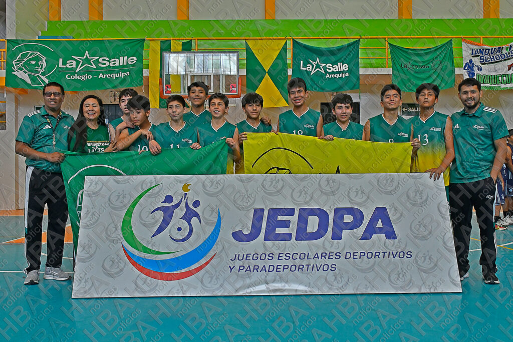 Selección de La Salle en el básquet masculino de la categoría B. 