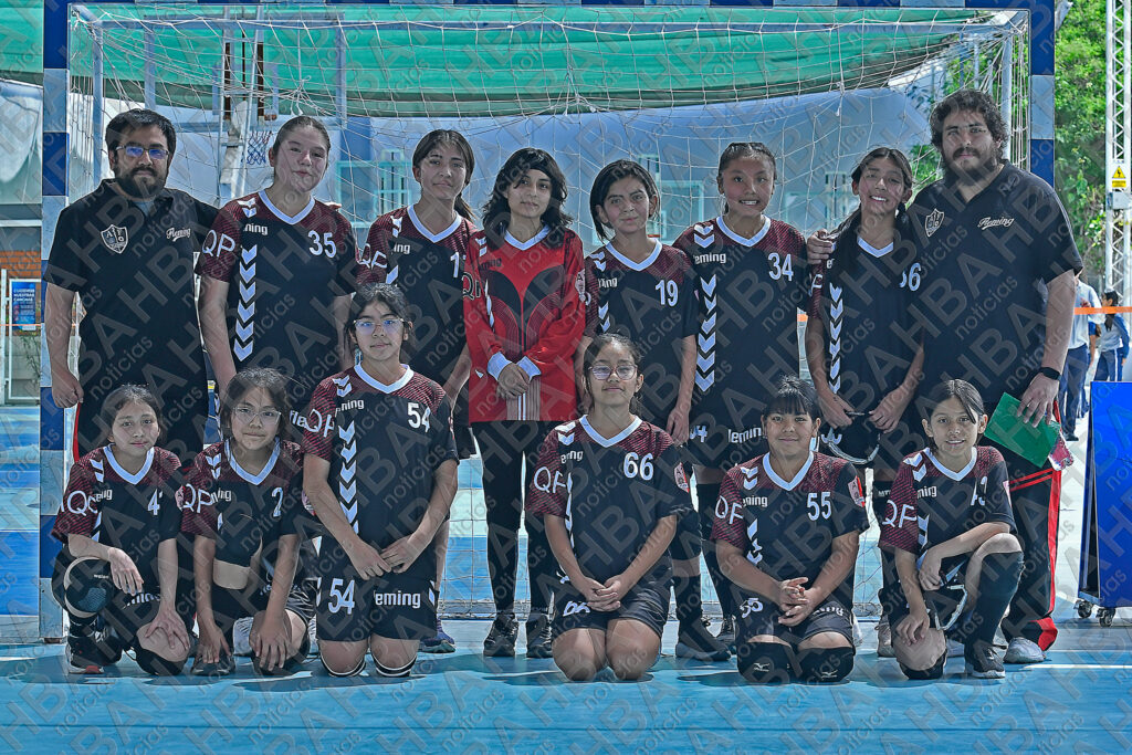 Selección de Alexander Fleming en la categoría A del handball femenino. 