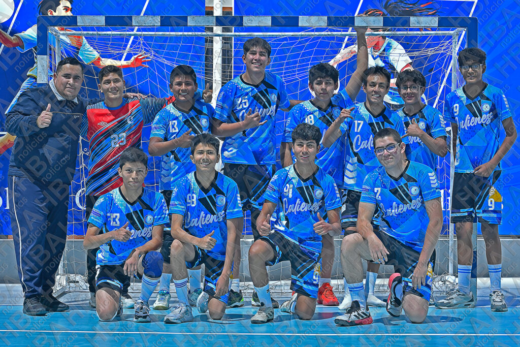 Equipo masculino de Calienes. 