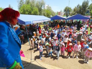 celebración de la primavera en Bustamante