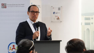 Juez Jean Carlos Torreblanca presenta estadísticas de violencia familiar en Arequipa durante 2025