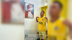 Christian Cueva fue presentado como jugador del Juan Pablo II de Chongoyape