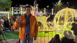 Mariano Melgar encendido de luces navideñas
