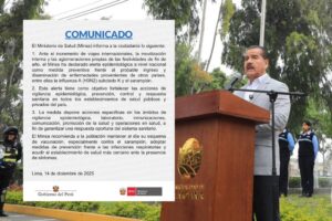 Minsa, alerta epidemiológica, influenza H3N2, sarampión, salud pública