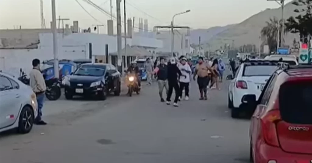 peleas en La Punta Camaná