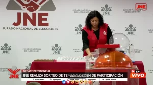 Jurado Nacional de Elecciones Debate presidencial